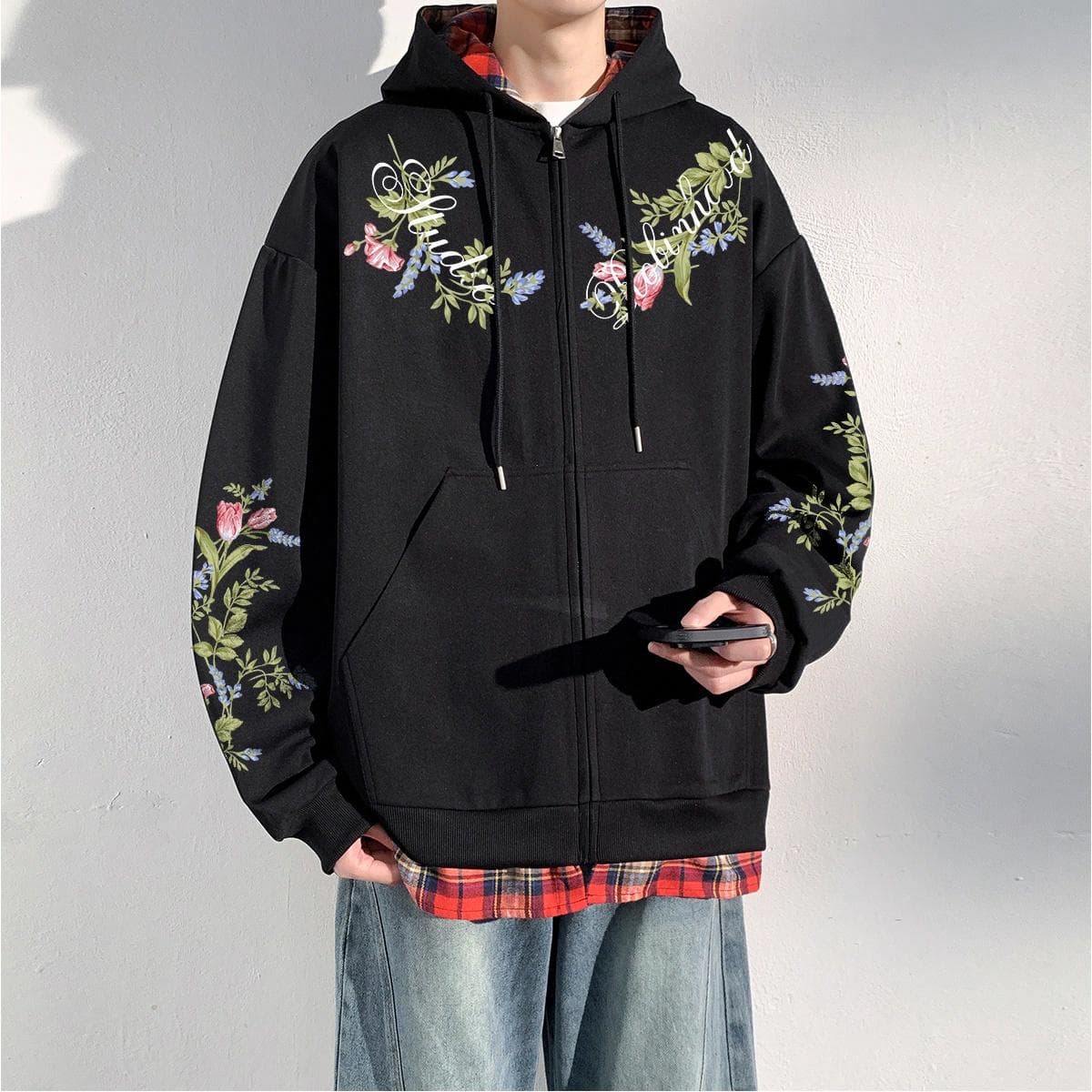 ROBINHOOD Classic Plaid Hoodie