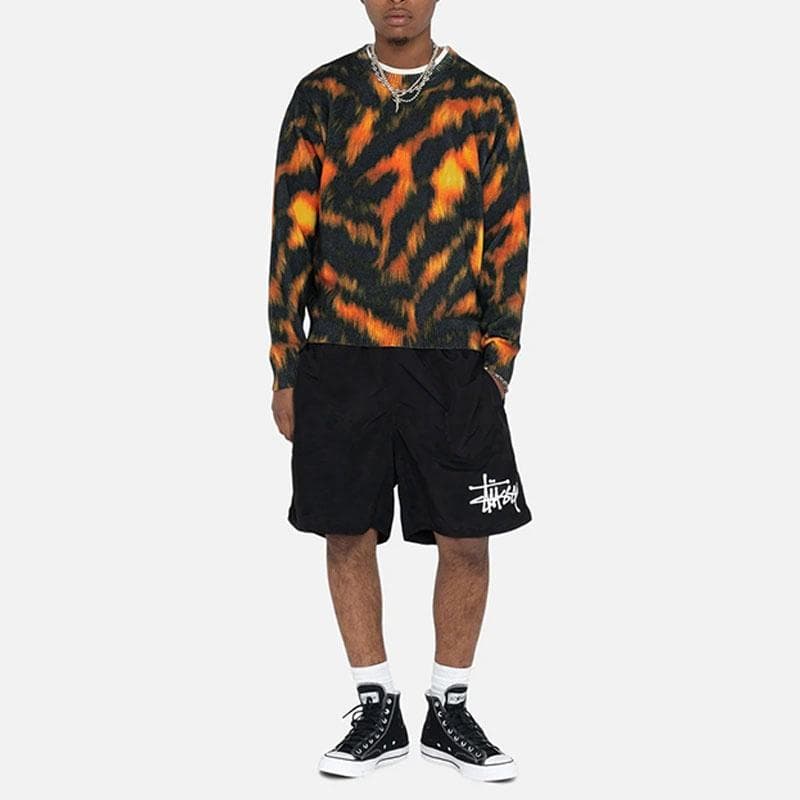 Stussy Logo Embroidered Shorts