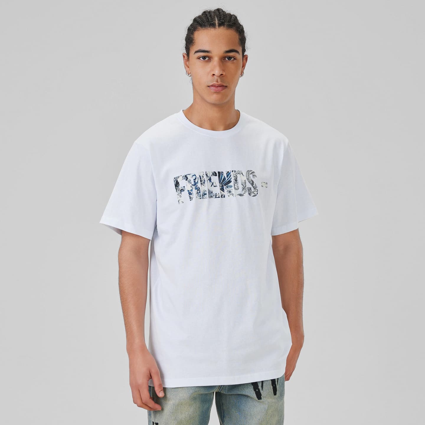 VLONE FRIENDS T-Shirt White Blue