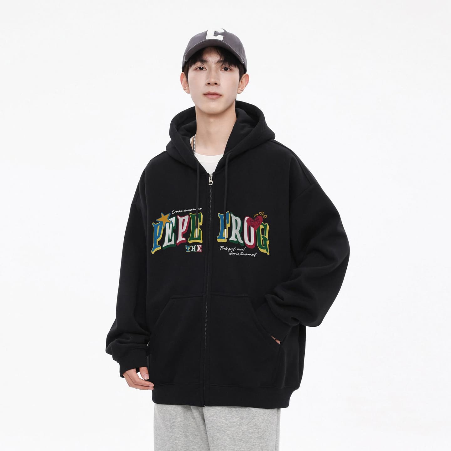 Pepe the Frog Logo Hoodie