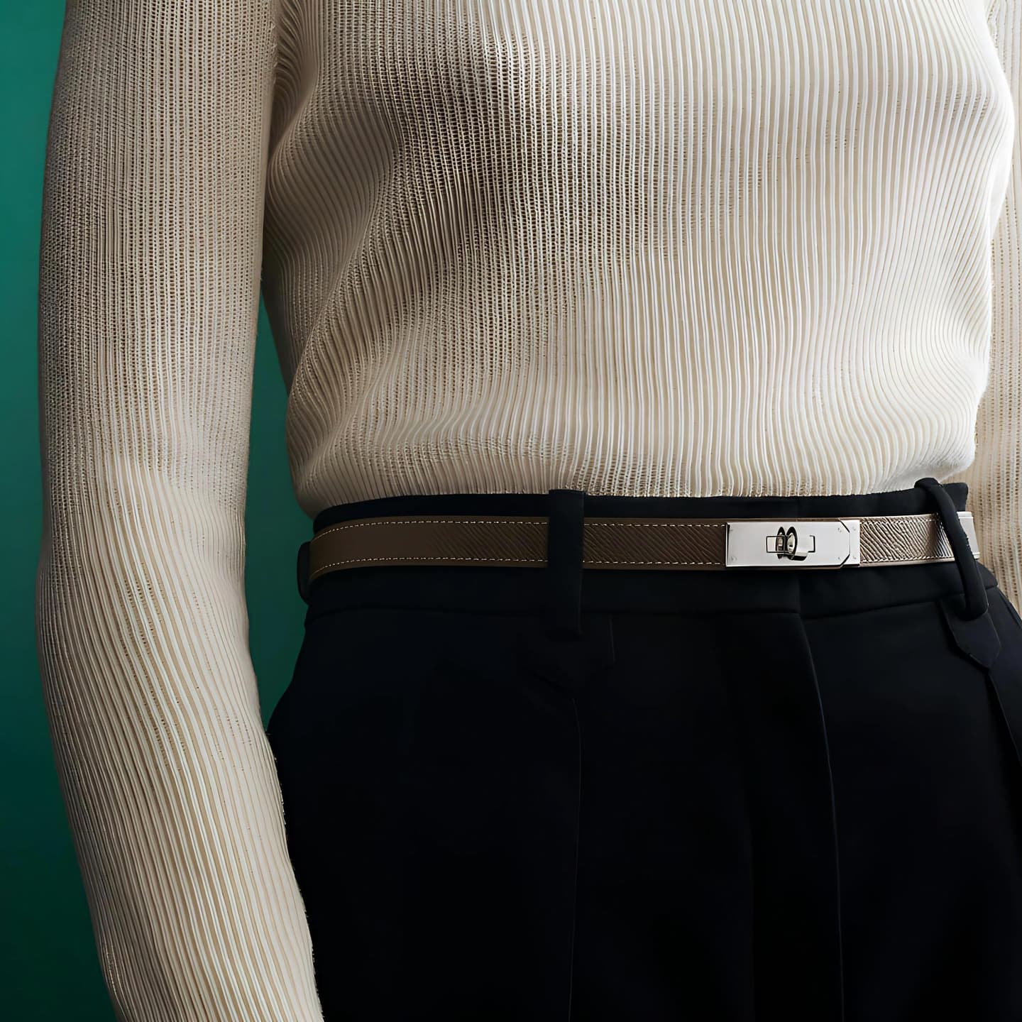 Hermes Kelly Epsom Belt