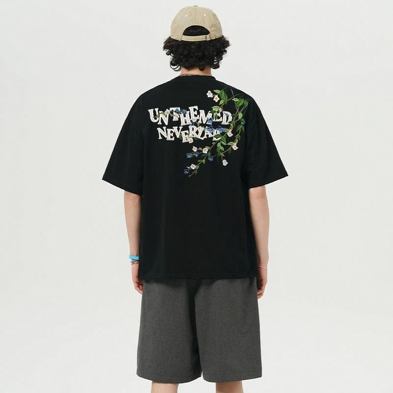 UNthemed Floral Embroidered Tee