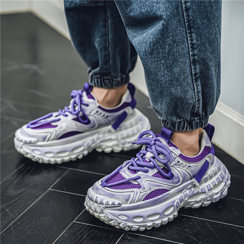 Colorful Creations Retro Low-Top Dad Sneakers