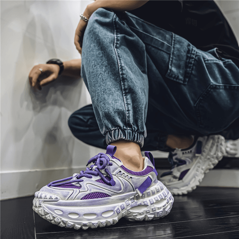 Colorful Creations Retro Low-Top Dad Sneakers