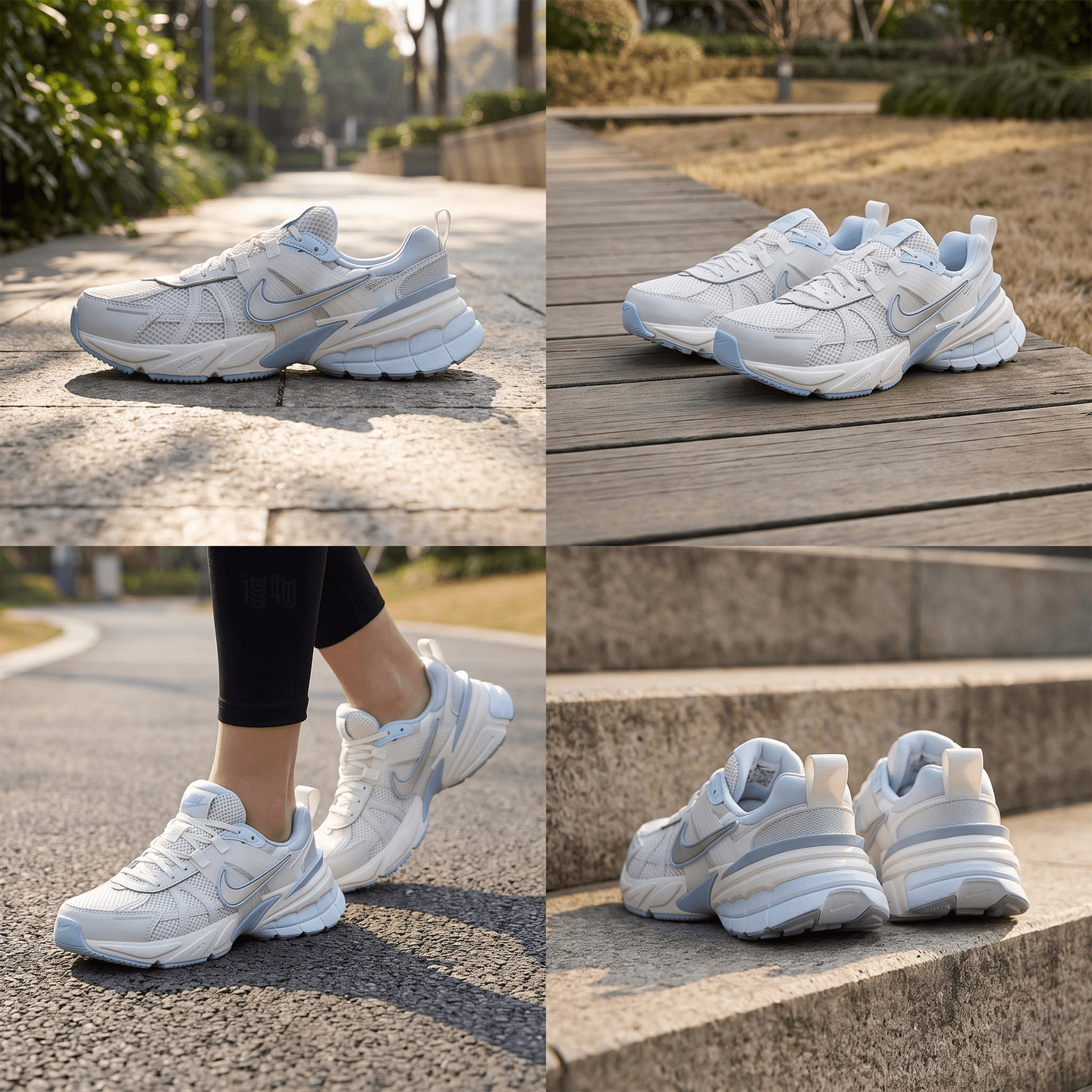 Nike V2K Run White Grey