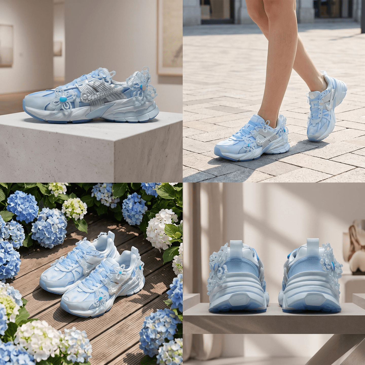 SUSAN FANG x Nike V2K Run Blue