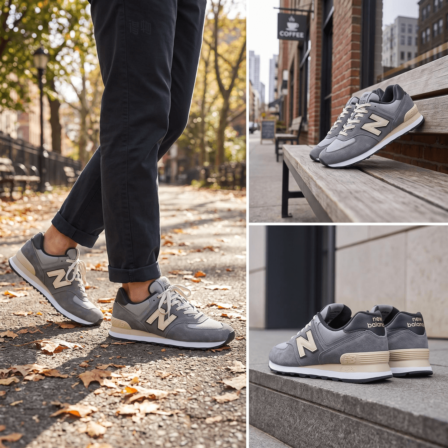 New Balance 574 Gray Day