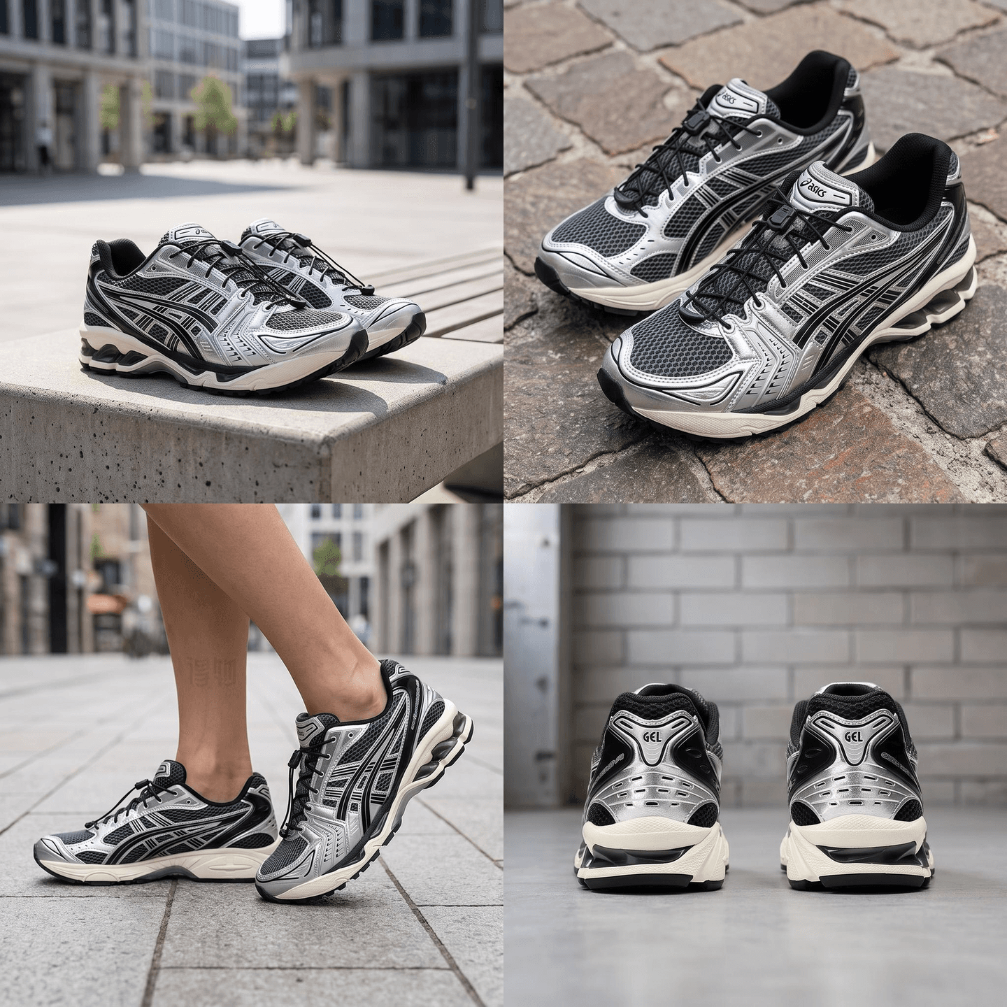 Asics Gel-Kayano 14 Black Silver