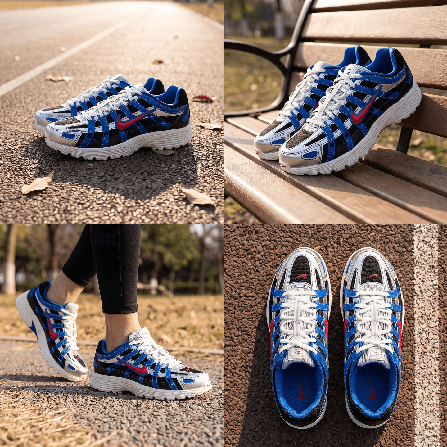 Nike P-6000 Black Blue