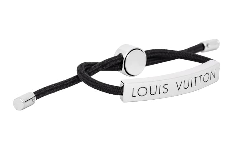 Louis Vuitton LV Space Adjustable Brass Bracelet Black