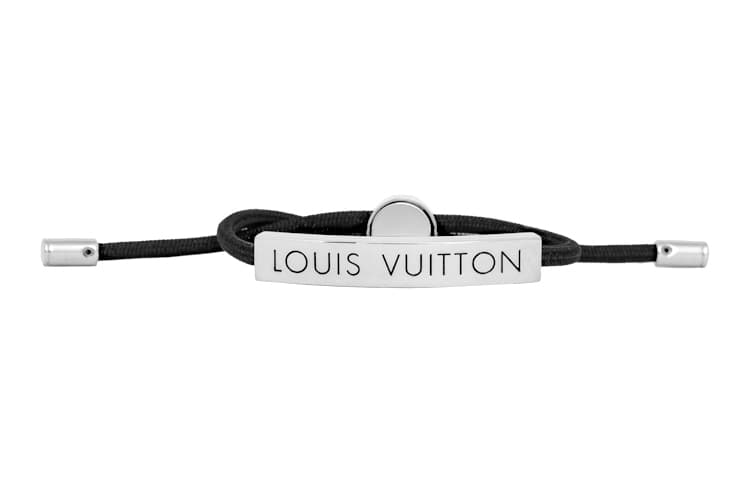 Louis Vuitton LV Space Adjustable Brass Bracelet Black