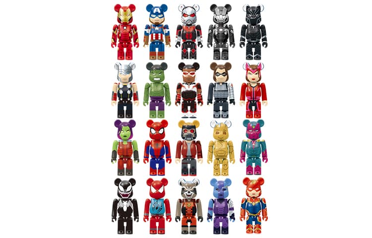 BE@RBRICK Marvel Series Happy Lottery 2021 Blind Box 100%/400%