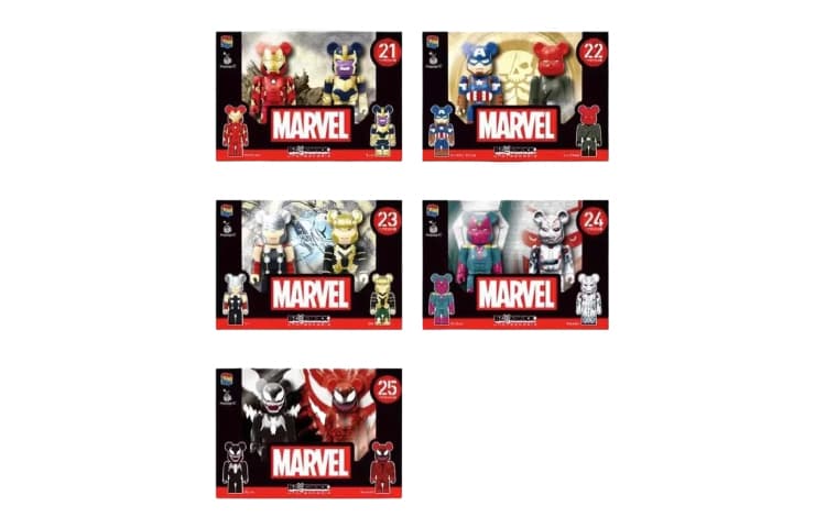 BE@RBRICK Marvel Series Happy Lottery 2021 Blind Box 100%/400%