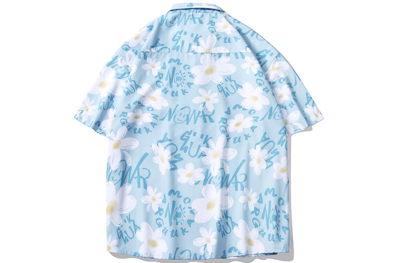 Guuka Hawaiian Shirt Light Blue