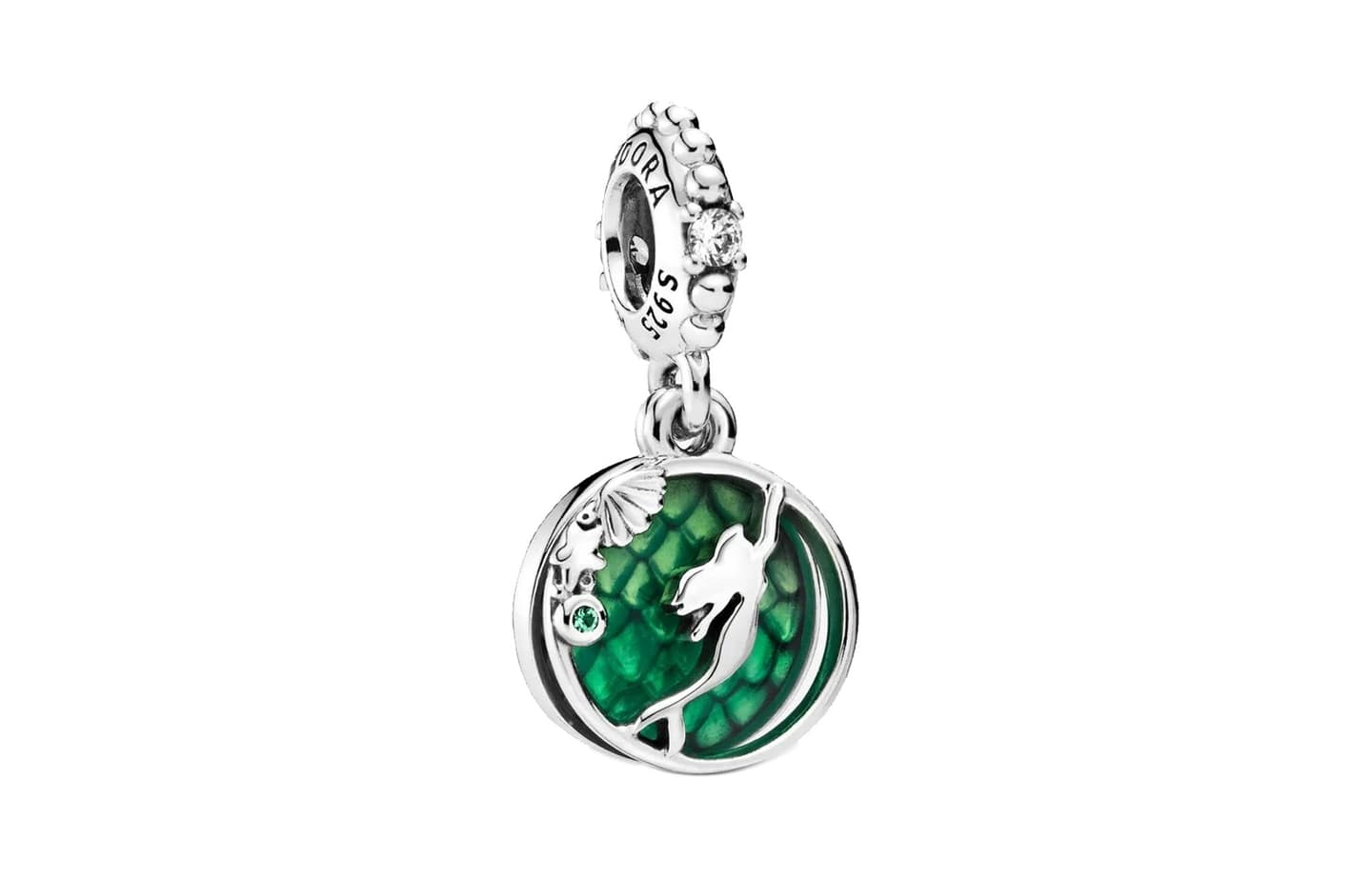 Pandora Disney Ariel Charm Green