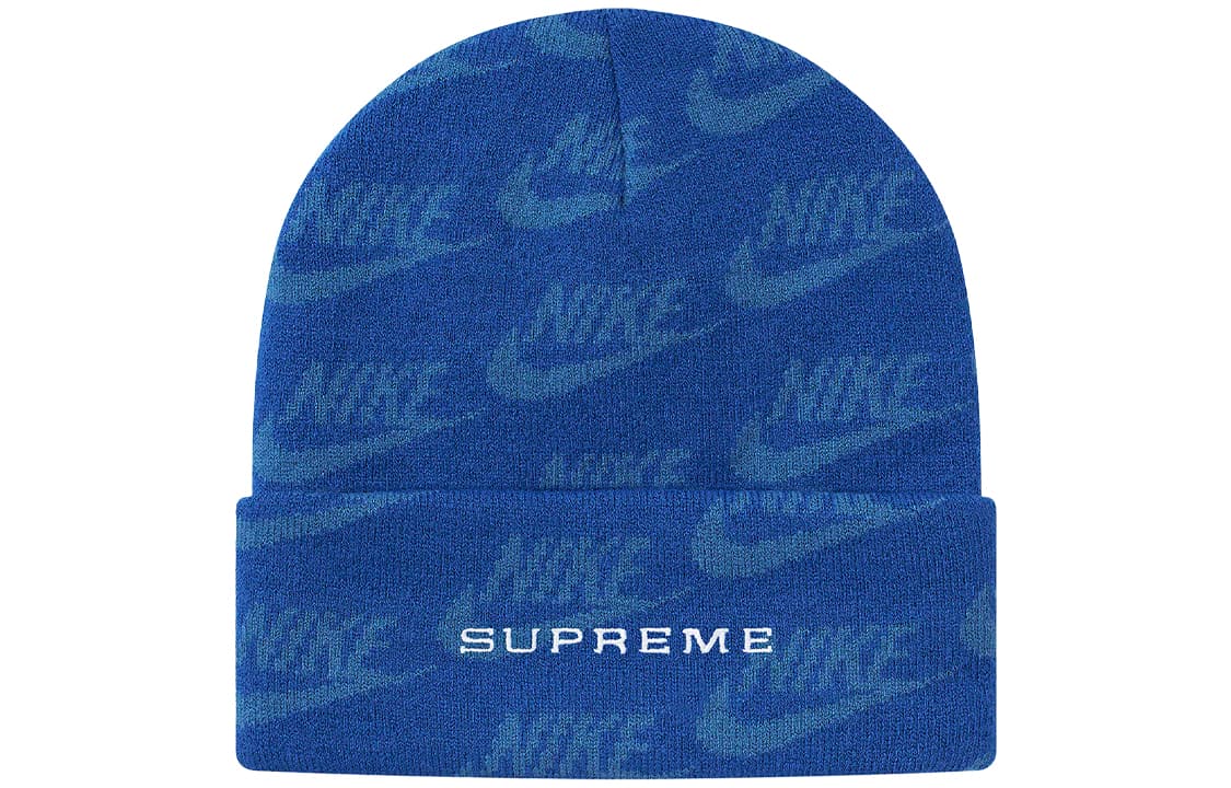 Supreme x Nike Jacquard Logos Beanie