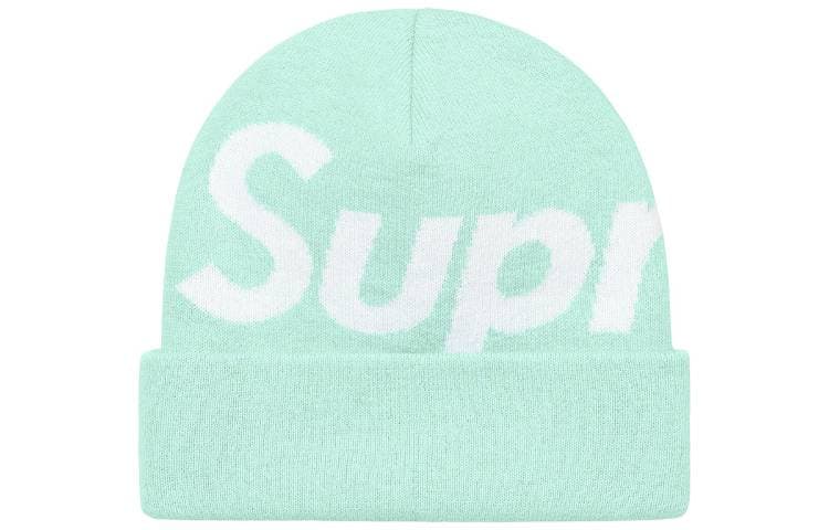 Supreme Big Logo Beanie Klein Blue