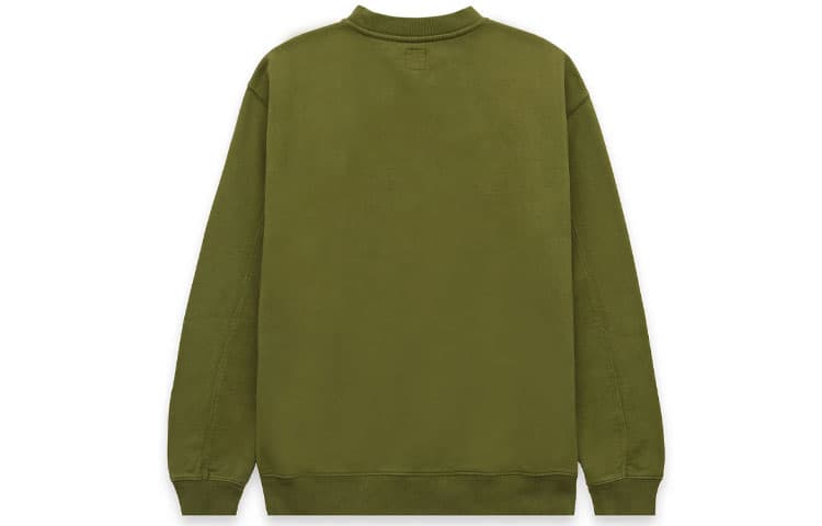 Brain Dead Mount Slime Crewneck Olive