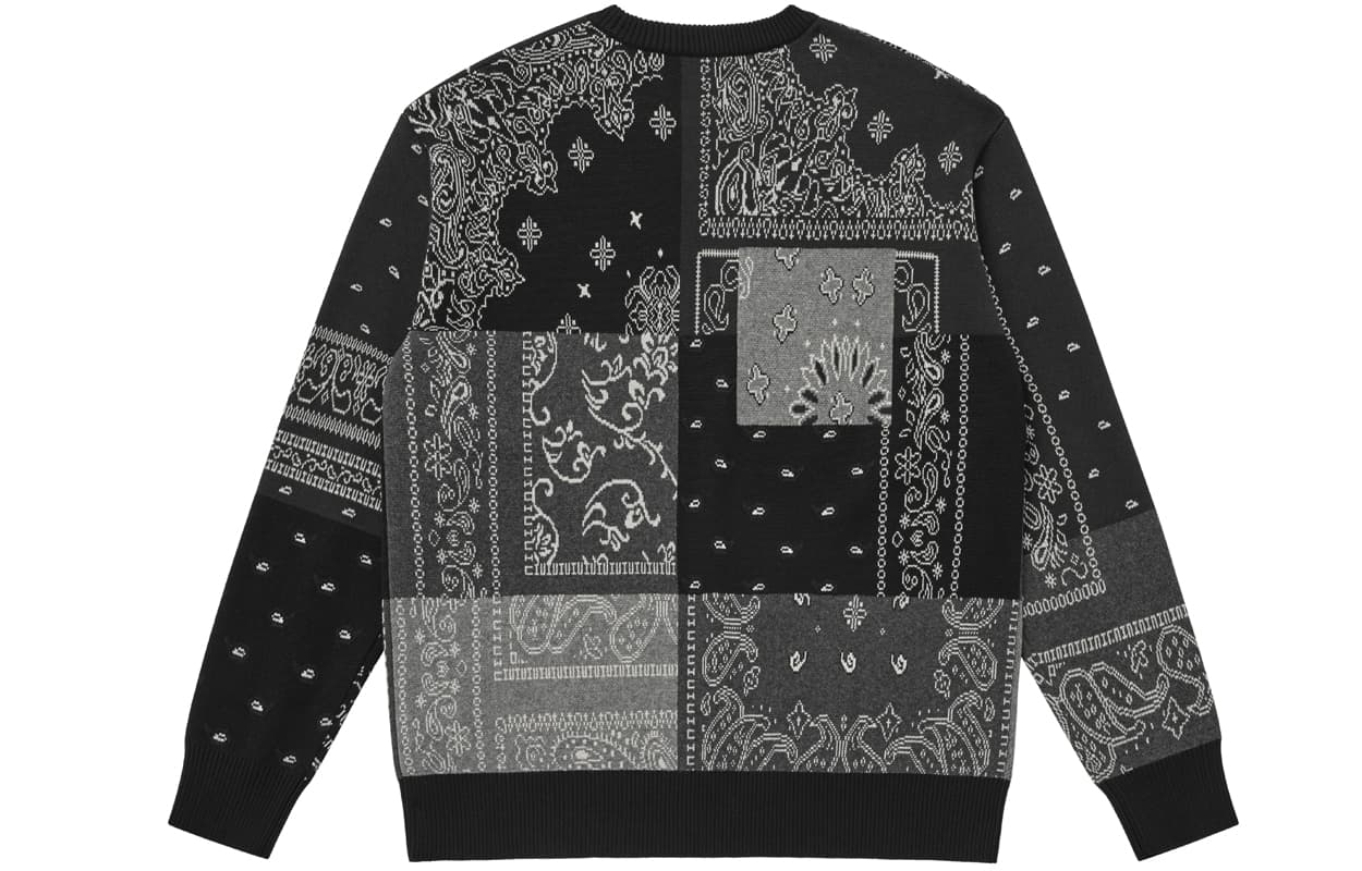 PEACEBIRD MEN Cashew Flower Crewneck Sweater