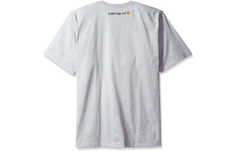 Carhartt Classic Script Logo T-Shirt Light Grey