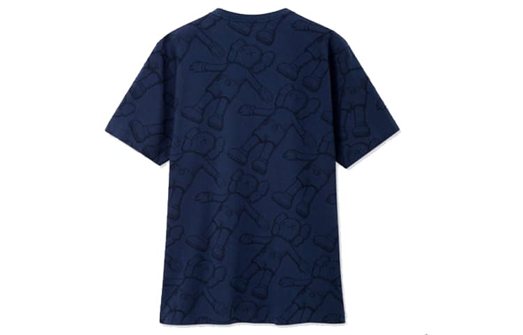 UNIQLO x KAWS Totem Print T-Shirt Navy