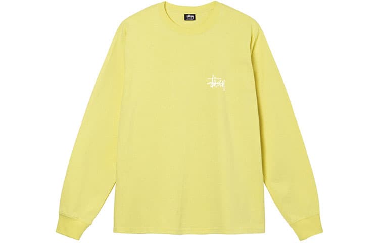 Stussy Classic Logo Crewneck Long Sleeve Tee