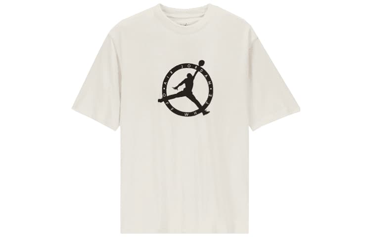Jordan x OFF-WHITE Logo Embroidered T-Shirt