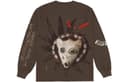 Travis Scott Cactus Jack Reverse Jack Long Sleeve Tee Brown