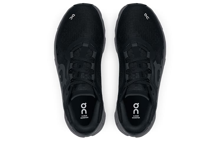 On Cloudmonster Black Grey