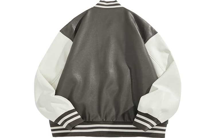 PEACEBIRD MEN Varsity Jacket Green