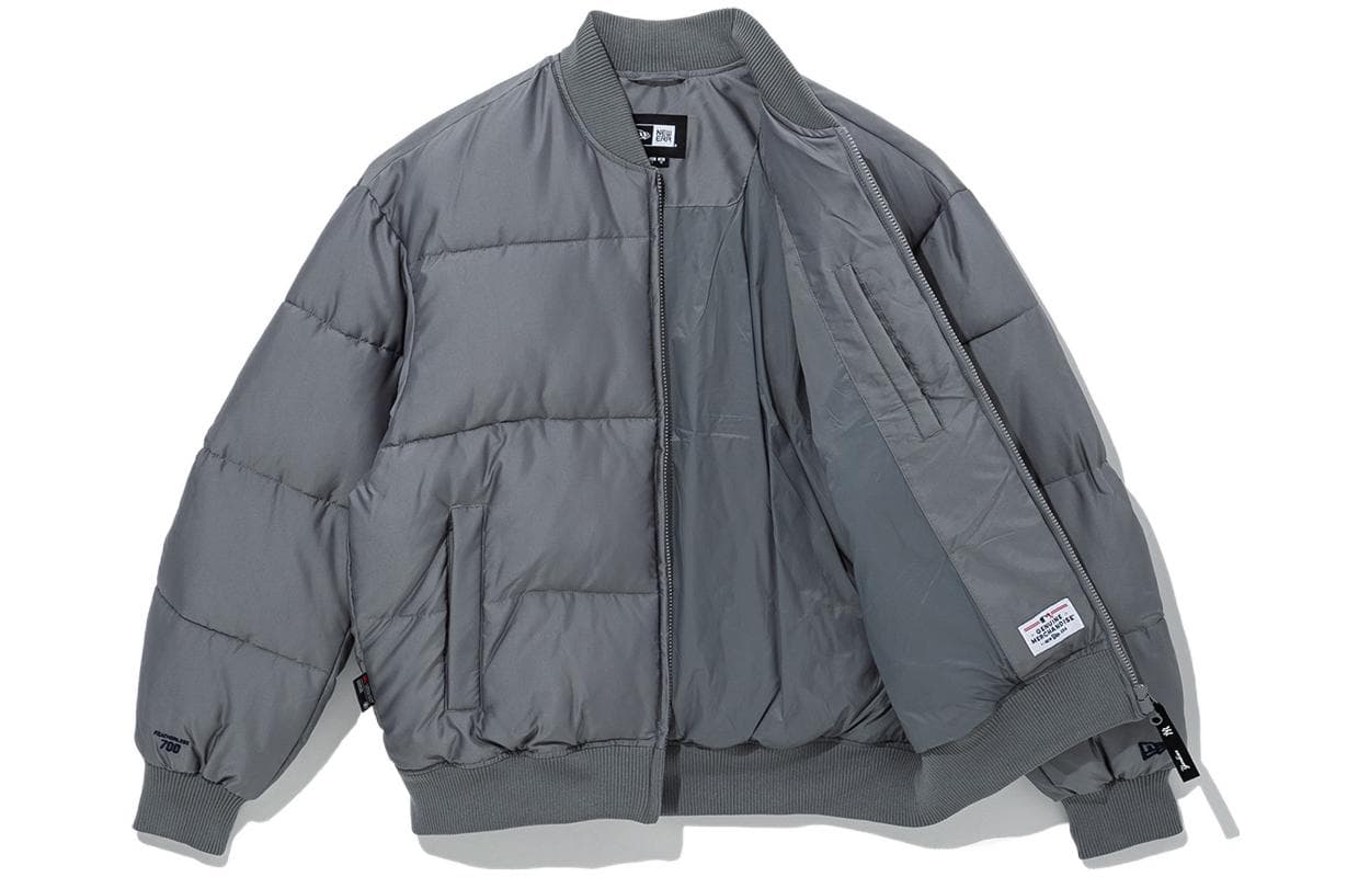 New Era x MLB Pilot Jacket Grey