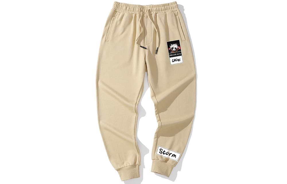 Kimura Sansha Panda Print Joggers