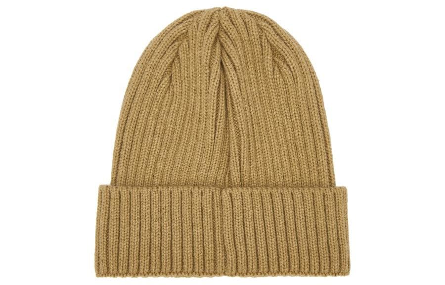 New Balance Knit Ribbed Beanie Brown