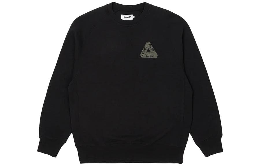 Palace Tri-Ferg Slub Crew Black