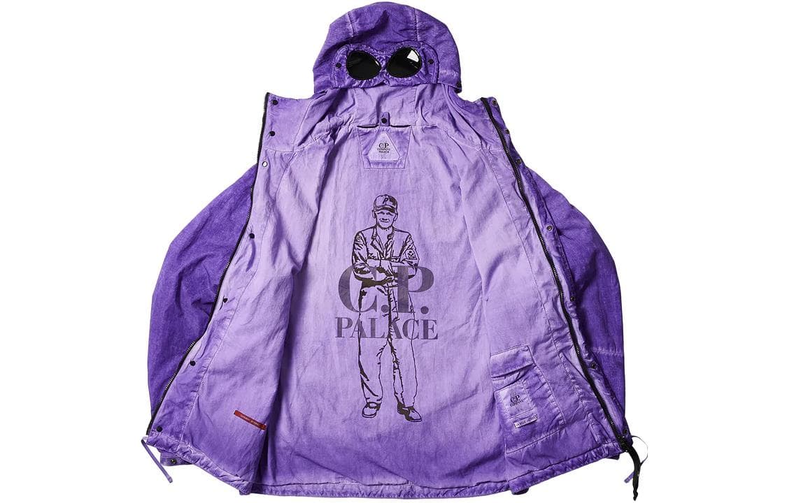 PALACE x C.P. Company Shell Goggle Jacket Purple