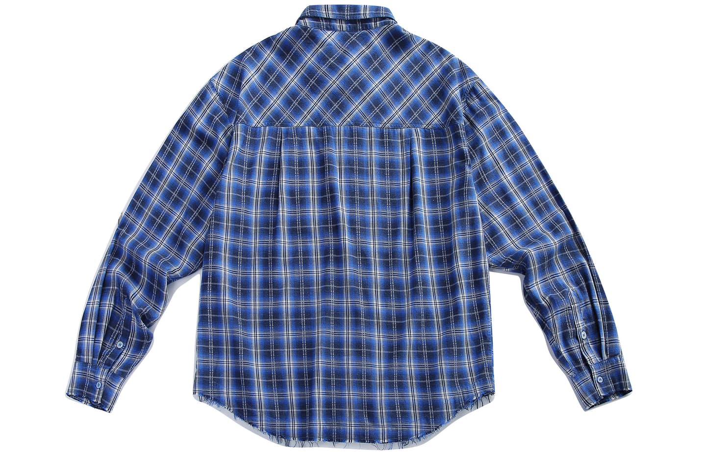 Guuka Plaid Shirt Blue
