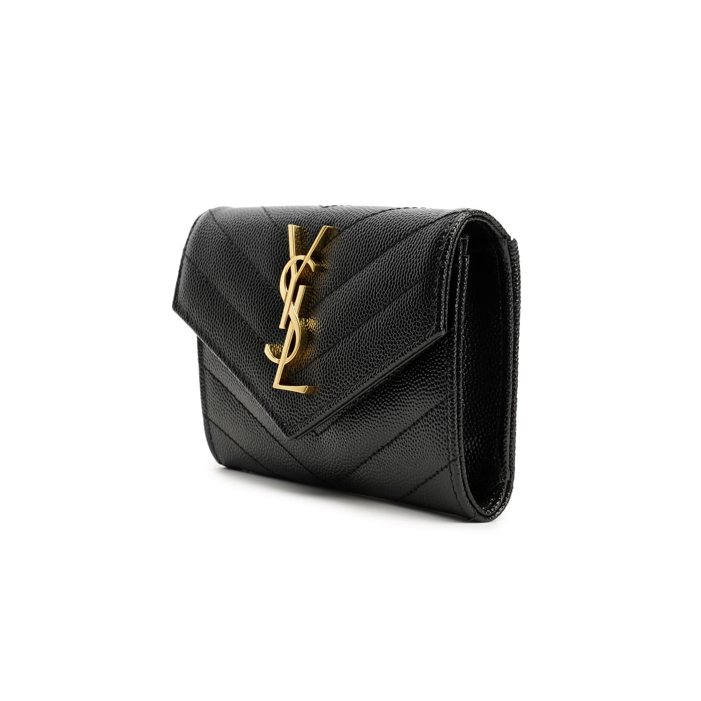 Saint Laurent Envelope Wallet Black