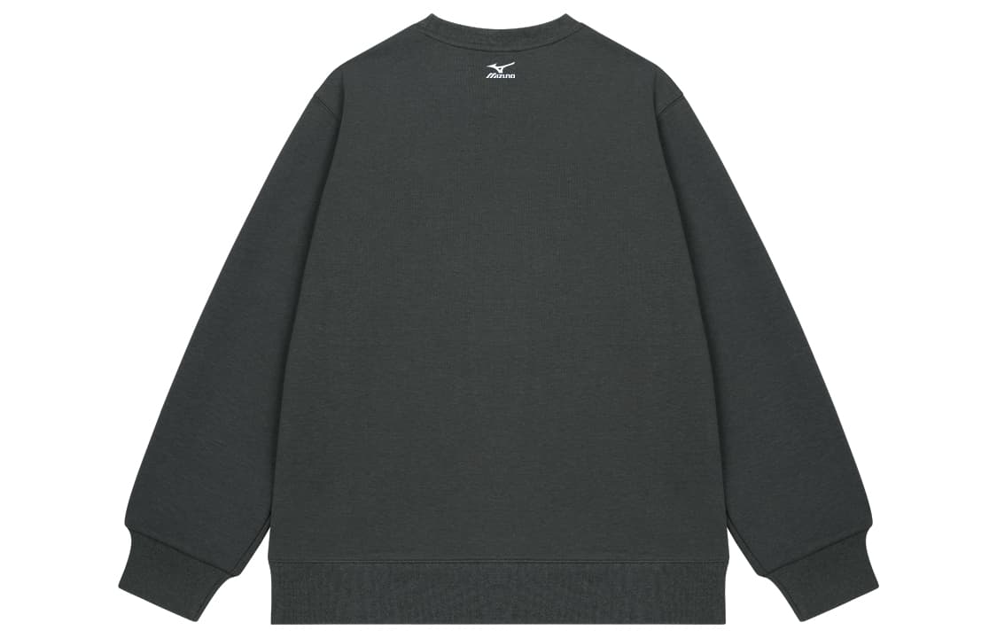 Mizuno Retro Logo Pullover Hoodie Black