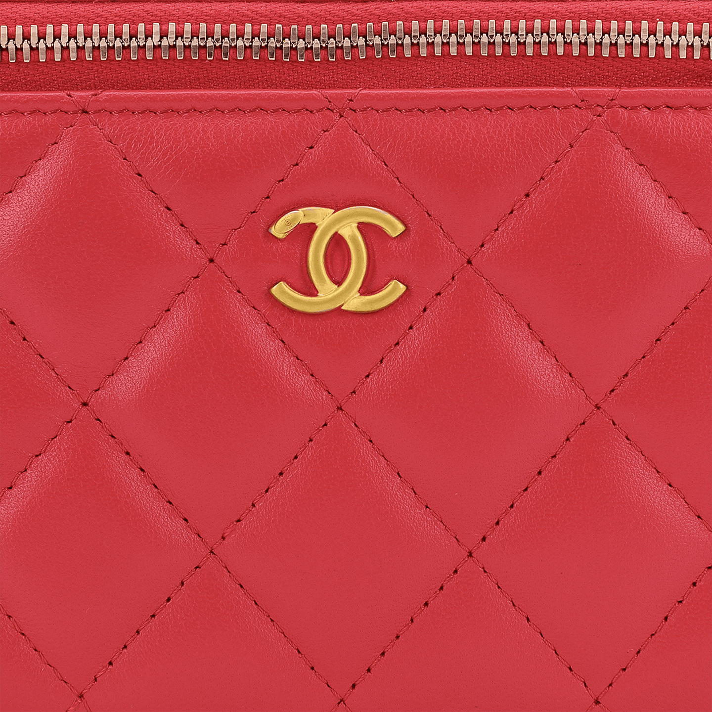 Chanel Box Bag Coral Red