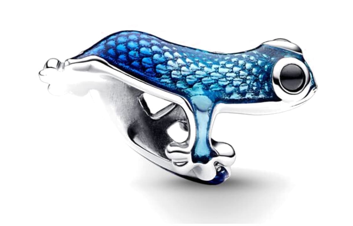 Pandora Lizard Pendant Blue
