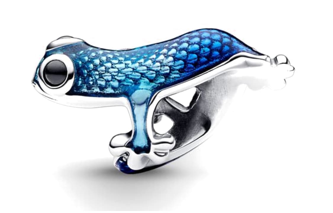 Pandora Lizard Pendant Blue