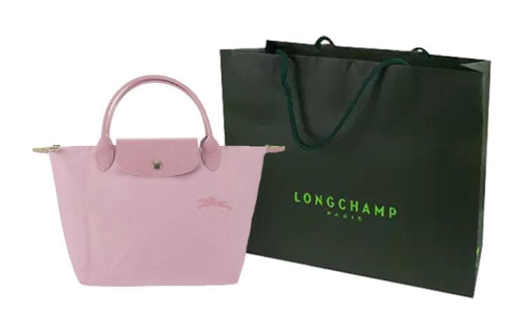 Longchamp Le Pliage Green Pink