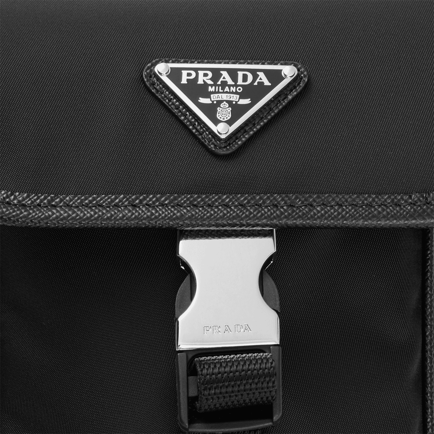 Prada Re-Nylon Crossbody Bag Black
