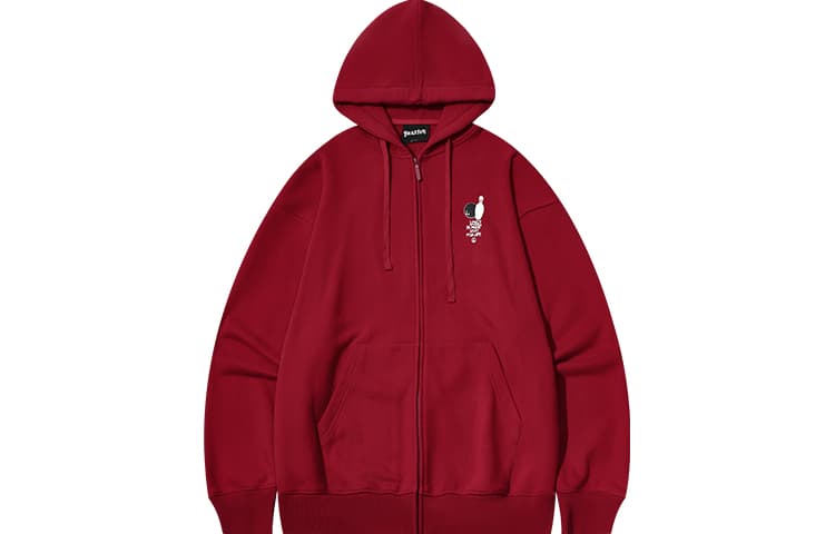 BEASTER Bowling Letter Print Hoodie