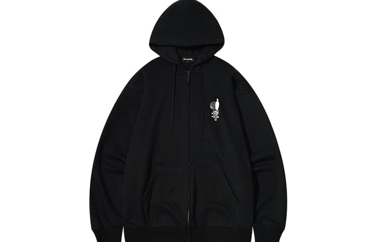 BEASTER Bowling Letter Print Hoodie