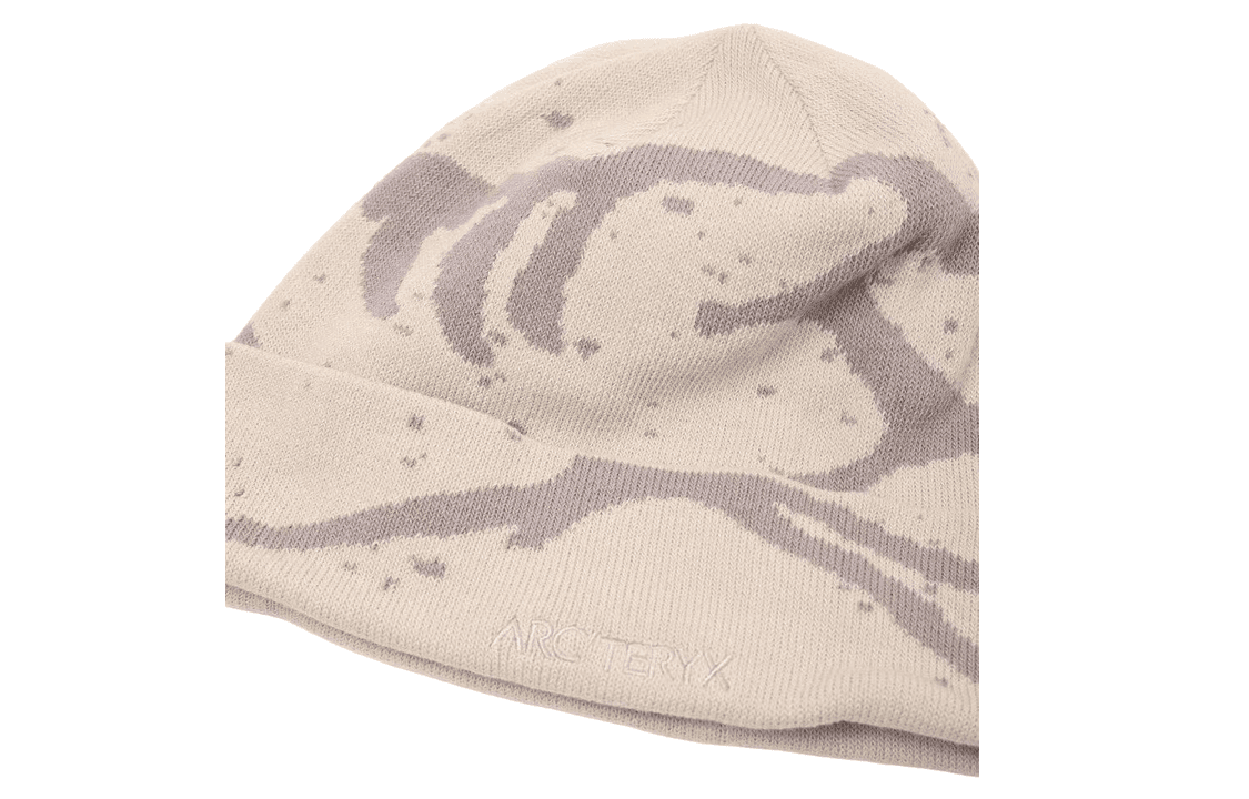 Arcteryx Logo Beanie Eggshell White