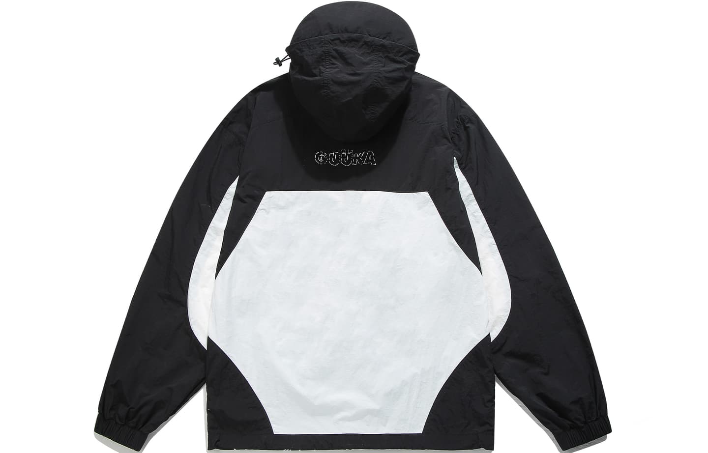 Guuka Hooded Zip-Up Jacket Black