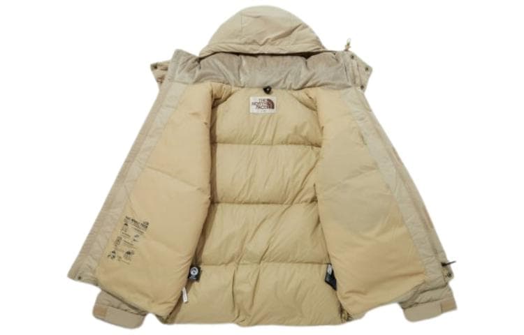 The North Face Logo Zip Hoodie Khaki