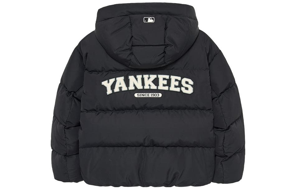 MLB Yankees Puffer Jacket Black