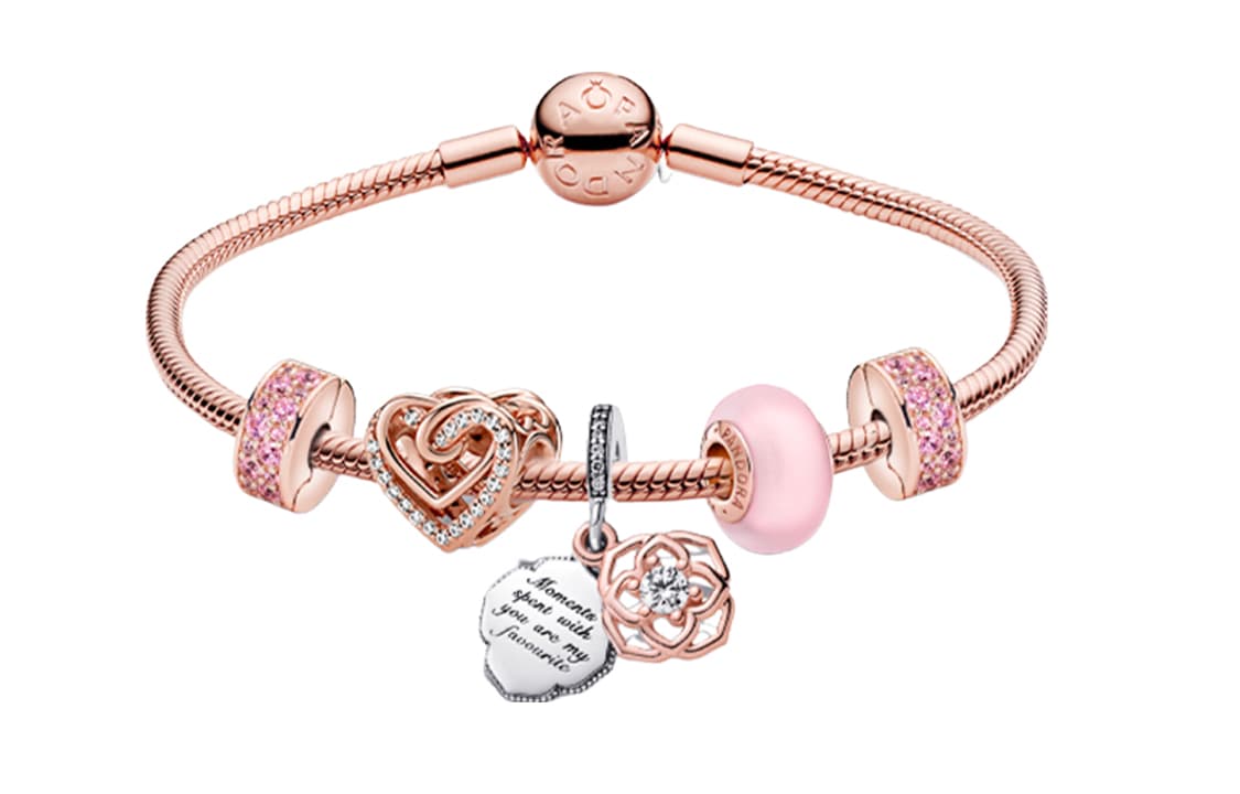 Pandora Elegant Hand-Painted Bracelet Set